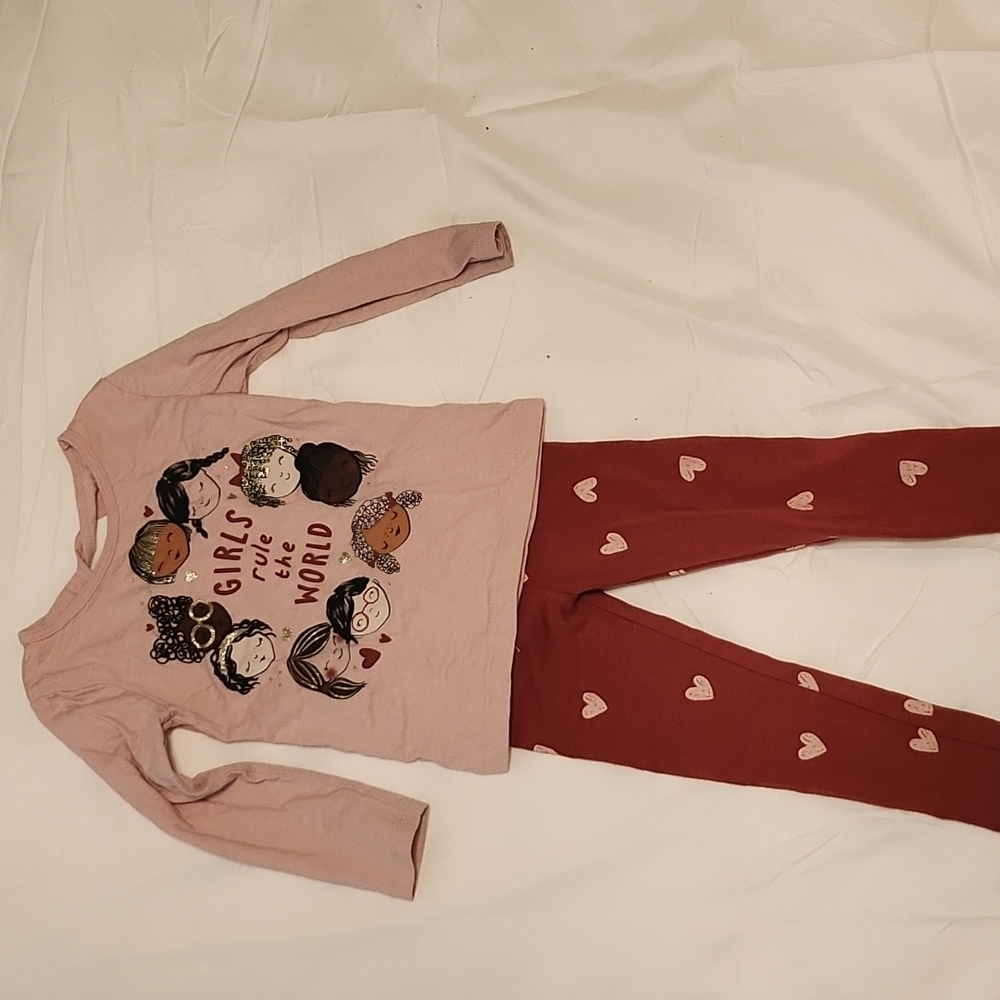 Girls Rule the World 2 piece set 2t